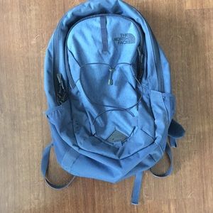 Blue northface backpack